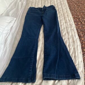 Express high waisted flare jeans
